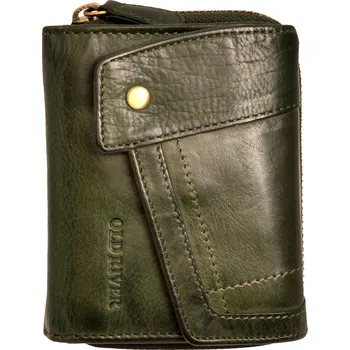 Dámská kožená peněženka 10735F zelená, Old River