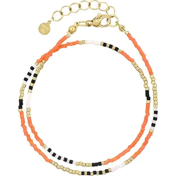Náramek Mint15 Miyuki wrap náramek Delicate Orange Gold