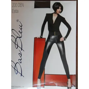 Dámské legíny Bas Bleu Esta 200 den Leginy black-černé 2-S