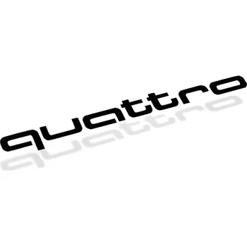 Samolepicí dekorace na vozidlo Samolepka Audi Quattro - 18x2