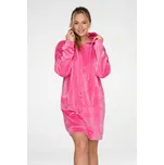 TIMO Timo | Domácí šaty / prodloužená mikina s kapucí Pink/Grey - M / 60