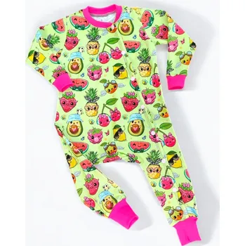 Kojenecký overall Holčičí overal úpletový veselé ovoce Velikost: 56/62 Holčičí overal