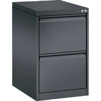 Jednací stůl Zásuvková kartotéka C+P Acurado, pro závěsné desky, 433 x 590 x 733 mm, černošedá