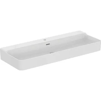 Umyvadlo Ideal Standard Conca - Nástěnné umyvadlo 1200 mm, broušené, s přepadem, IdealPlus, bílá T3838MA