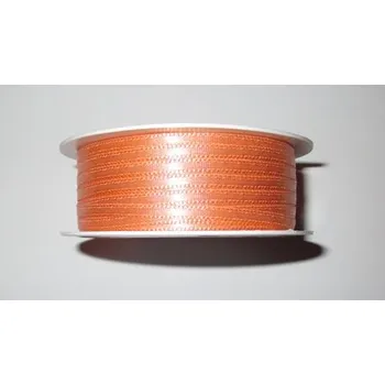 Stuha Atlasová stuha 3mm oboulící - lososová 226 - od 1m