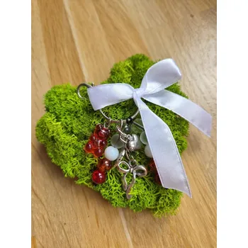 Michaella náramky Přívěsky na klíče medvídek, mix barev Barva: Červená