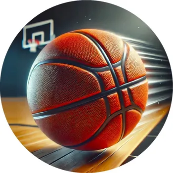 Jedlá dekorace na dort Hospodyňkám.cz Jedlý papír basketbalový míč