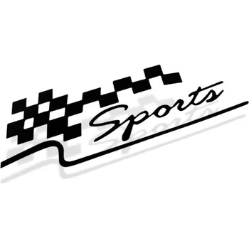 Samolepicí dekorace na vozidlo Samolepka Sports - 15x5