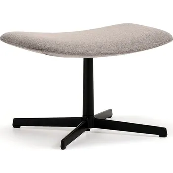 Křeslo Podnožka LANGLEY, černá/taupe