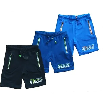Chlapecké kraťasy KUGO CHLAPECKÉ KRAŤASY "STRONG" Barva: modrá, Velikost: 146