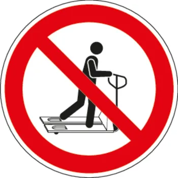 Zákazová značka “Zákaz jízdy na paletovém vozíku”, fólie, samolepicí, 100 mm, BJ = 10 ks