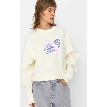 Dámská mikina Santa Cruz Goal Flame Front (off white) 10, bílá