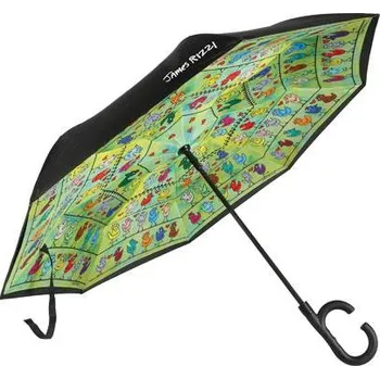 Deštník Goebel Upside-Down Deštník James Rizzi Birds on a Love Wire - Pop Art