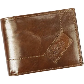 Peněženka Pánská kožená peněženka Charro TRENTO 1123 hnědá