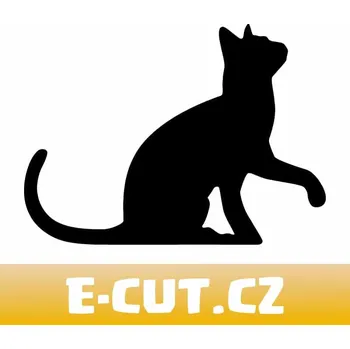 Samolepicí dekorace na vozidlo Samolepka Kočička - 7x5