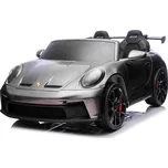Dvoumístný sporťák Porsche 911 GT3 4x4 s 2,4G dálkovým ovládáním, 4x200W/24V, 24V/10Ah, šedá metalíza, červené sedačky
