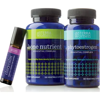 DoTerra balíček pro ženské zdraví - (Fytoestrogen, Bone Nutrient, ClaryCalm) - 3 ks