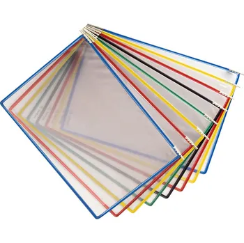 Samostatné kapsy DIN A4, černé, 10 ks