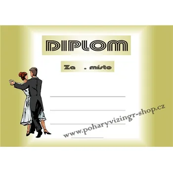 Tanec diplom A4 č.4