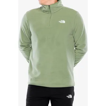 Pánská mikina Fleecová mikina The North Face Glacier Fleece 1/4 Zip Jacket - bark mist