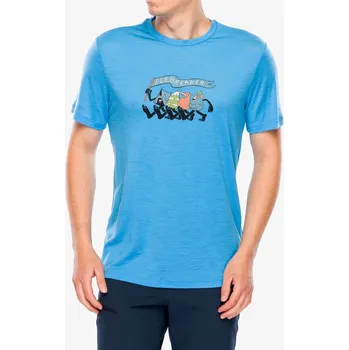 Pánské tričko Merino triko Icebreaker Merino 150 Tech Lite SS Tee Hike Together - arctic