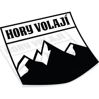 Samolepicí dekorace na vozidlo Samolepka Hory volají III - 7x7