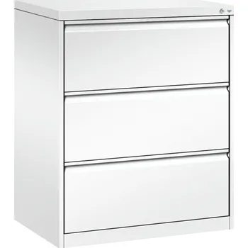 Jednací stůl Zásuvková kartotéka C+P Acurado, pro závěsné desky, 787 x 590 x 1045 mm, bílá