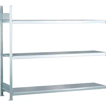 Dílenský regál Regál s ocelovými policemi SCHULTE, nástavné pole, 3 úrovně, police 1500 mm, 1506 x 436 x 2000 mm