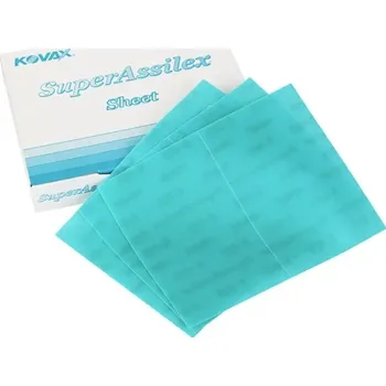 Brusný papír KOVAX Smirkový papír pro ruční broušení 72x125 mm Assilex 05 zrno K500 2 ks