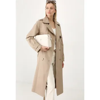 Dámský kabát Trench kabát Medicine dámský, béžová barva, přechodný RS25.KPD401 08X, vel. L