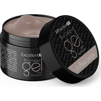 Lak na nehty EXCELLENT PRO STAVEBNÍ UV/LED GEL S TEKUTOU PAMĚTÍ - Coffee Beige 50g