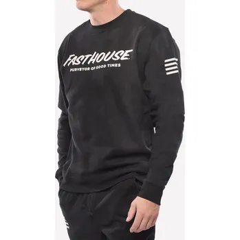 Fasthouse Umbra Fleece Crew Neck Pullover Black Velikost: XXL