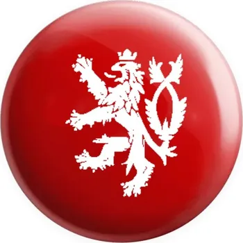PLACKA ČESKÝ LEV VELKÁ (58 MM)