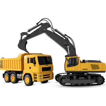 RC model ostatní Amewi Trade GmbH Sada pásového bagru a sklápěče 1:18