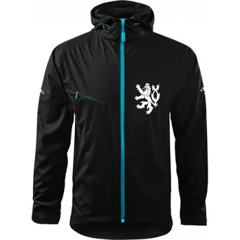 Pánská softshellová bunda SOFTSHELLOVÁ BUNDA COOL S KAPUCÍ PÁNSKÁ ČERNÁ