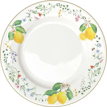 Talíř Talíř mělký Ø 26,5 cm Fleurs et Citrons – Luxurytable.cz Easy Life