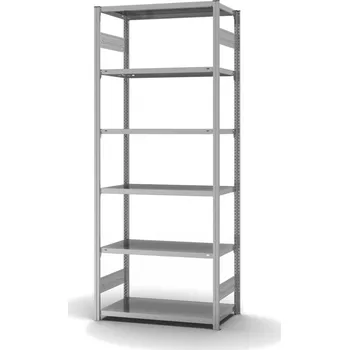 Dílenský regál Policový regál hofe, základní pole, 6 úrovní, zatížení pole 140 kg, 1060 x 535 x 2500 mm