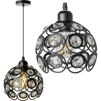 Toolight - Závěsné svítidlo 1xE27 APP206, černá, OSW-30001