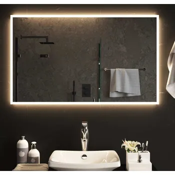 Zrcadlo vidaXL Koupelnové zrcadlo s LED osvětlením 60x100 cm [3154087]