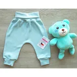 AMÁLKA Žebrované rostoucí bavlněné kalhoty zelené, Mojito Velikost: 92