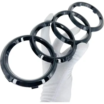 Černý lesklý zadní znak 192x66 mm Pro Audi A3 A4 2011-2017 a TT 2000-2014 Samolepicí logo na kufr Stylový autodoplněk Exteriérová dekorace