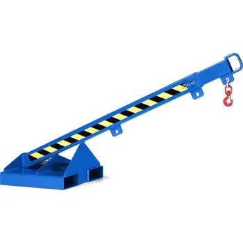 Paletový vozík Jeřábové rameno, sklon 25°, teleskopické, nosnost 175 - 1000 kg, modré