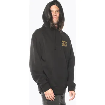 Fasthouse Bound Hooded Pullover Black Velikost: XL