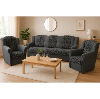 Obývací pokoj FN Sedací souprava Agáta 3f+1+1 Optik/Orion 910462