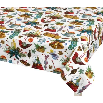 ubrus Bellatex Ubrus VÁNOCE Vánoce Červená,Zelená,Bílá, rozměr 50x50 cm