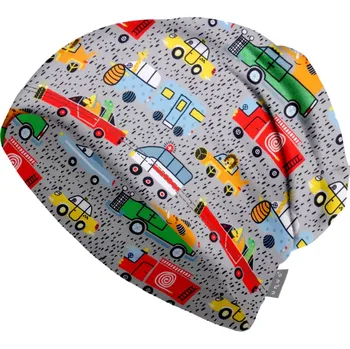 Čepice Unuo Dětská čepice fleecová Homeless ZOO na výletě L (53-56 cm)