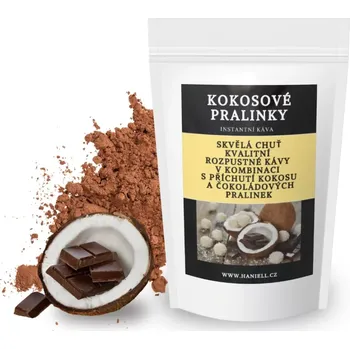 Rozpustná káva Kokosové pralinky - jemné kokosovo-čokoládové aroma 100 g