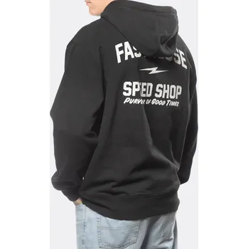 Fasthouse Purveyor Hooded Pullover Black Velikost: M