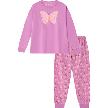 Dívčí pyžamo Dívčí pyžamo - Wolf & Wolfie S2558, fialková Barva: Fialová, Velikost: 122