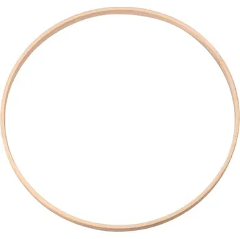 Bambusová obruč 23 cm Přírodní kruh na výrobu věnců a lapačů snů DIY dekorace Ruční vyrábění domácích doplňků a ozdob Bambusová obruč 23 cm